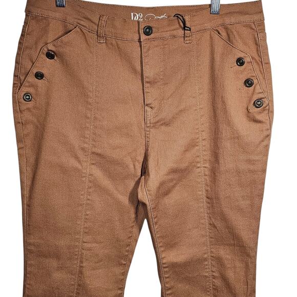 DG2 by Diane Gilman Virtual Stretch Pocket Bootcut Jeans Size 16 - Picture 5 of 9